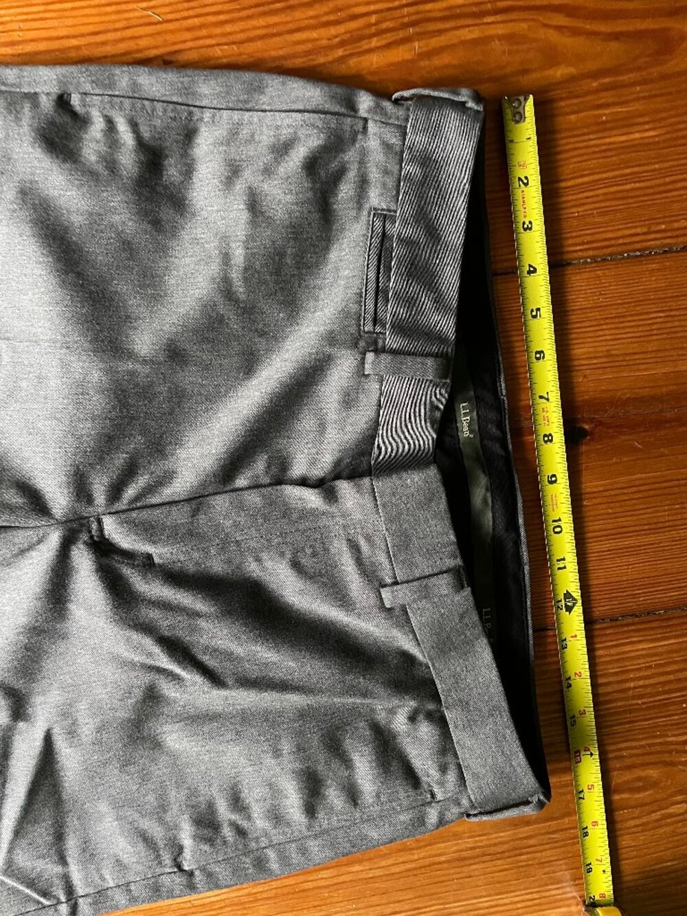 Men's 100% Cotton L. L. Bean Standard Fit Trousers Size 32 - Picture 11 of 12